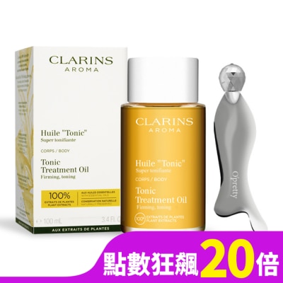 CLARINS CLARINS 克蘭詩 身體調和按摩組[護理油100ml+紓壓按摩器]-國際航空版