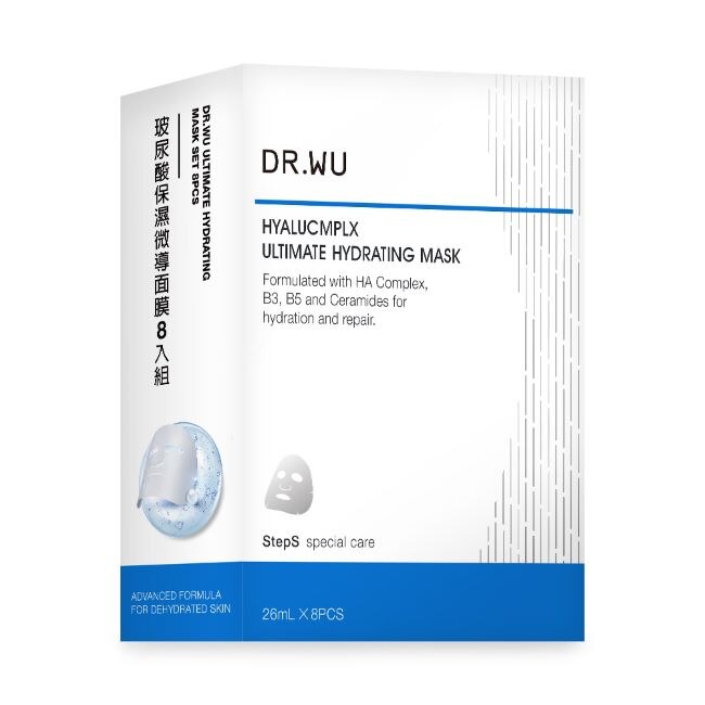 DR.WU玻尿酸保濕微導面膜8入組