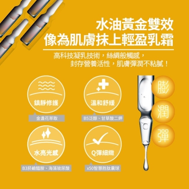 天天美麗 Pro+水光 舒緩修護安瓶面膜4入 image