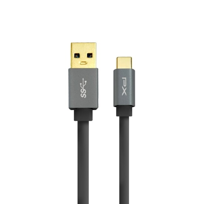 PX大通USB 3.1 GEN1 C to A超高速充電傳輸線(0.6米) UAC3-0.6B