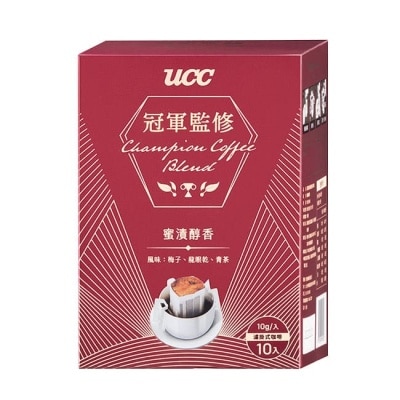 UCC UCC 冠軍監修蜜漬醇香濾掛式咖啡10g*10入/盒