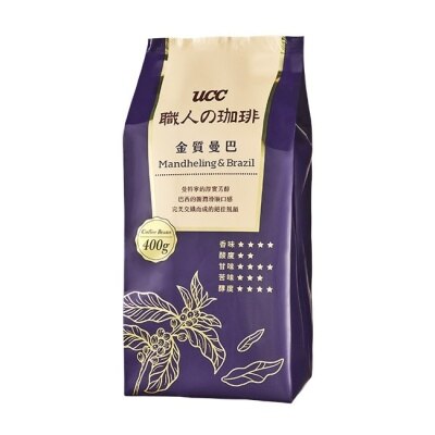 UCC UCC 職人珈琲-金質曼巴咖啡豆400g/包