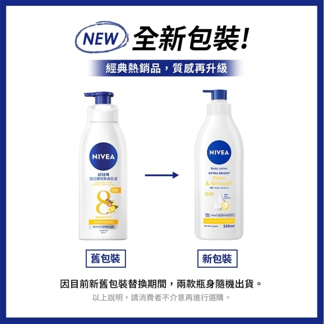 妮維雅亮白彈潤緊膚乳液380ml