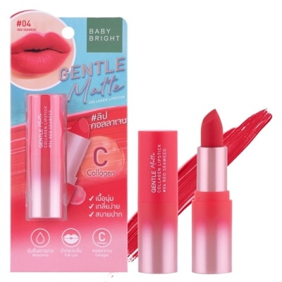 BABYBRIGHT Baby Bright柔焦粉霧膠原蛋白唇膏3.7g (M) #04 Red Seaweed
