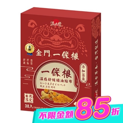 WENTAIYE - 溫太醫金門一條根-薑黃貼布(盒裝) image