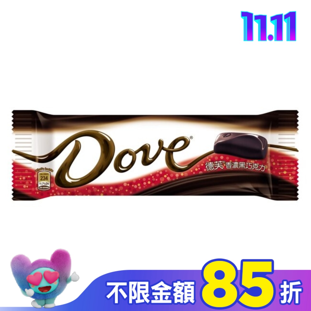 Dove 德芙香濃黑巧克力43g