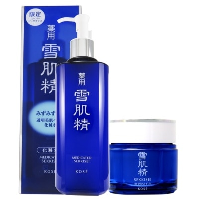 KOSE 高絲 KOSE 高絲 雪肌精化妝水500ml+雪肌精全能活膚凝露79ml