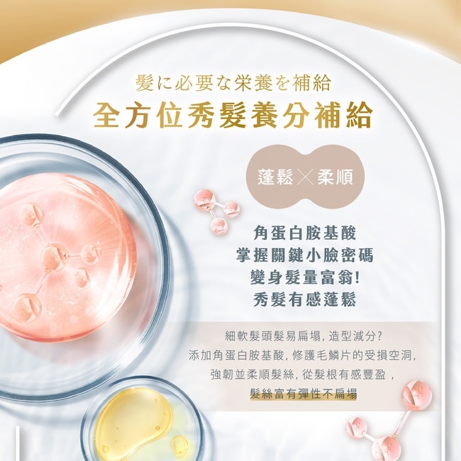麗仕髮的補給角蛋白胺基酸蓬鬆護髮乳Y23 450G