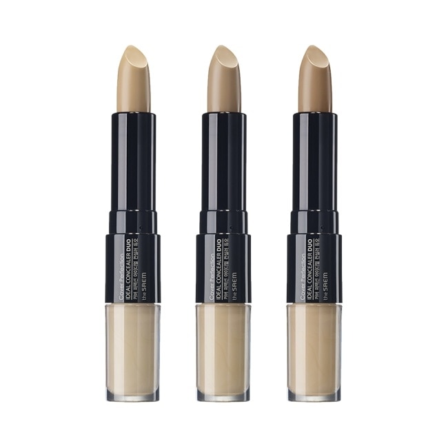 【韓國 THE SAEM 得鮮】 完美雙頭遮瑕液4.2g+4.5g 01號