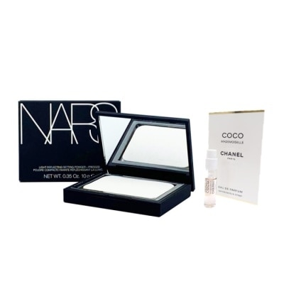 NARS NARS 裸光蜜粉餅 Crystal 10g+ CHANEL 摩登COCO香水1.5ml