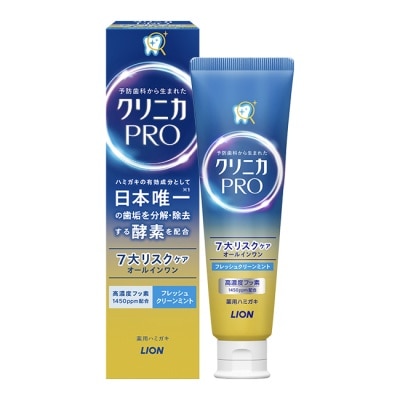 LION 日本獅王固齒佳Pro酵素全效牙膏-晨淨薄荷95g