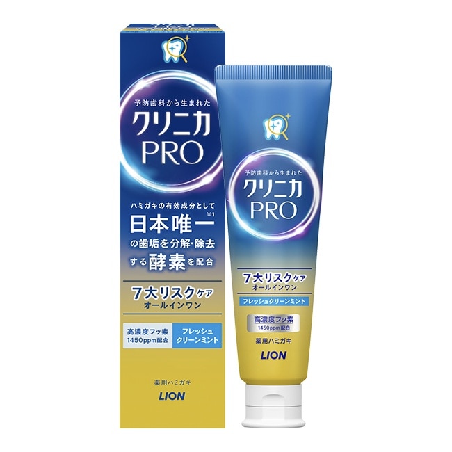 日本獅王固齒佳Pro酵素全效牙膏-晨淨薄荷95g