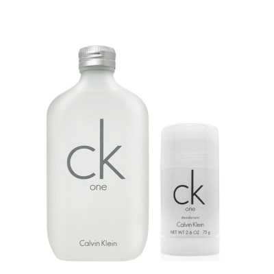 CALVINKLEIN Calvin Klein CK ONE 中性淡香水 100ml+CK ONE 體香膏 75g
