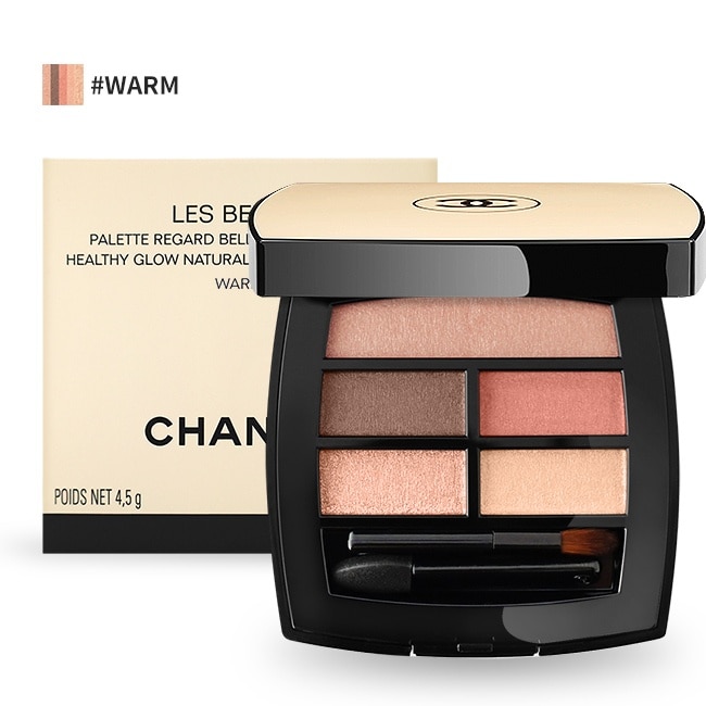 CHANEL 香奈兒 時尚裸光立體眼彩盤(4.5g) WARM-國際航空版