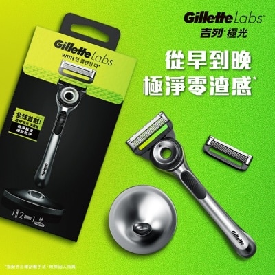 GILLETTE 吉列 Labs 極光系列刮鬍刀 1刀架2刀頭