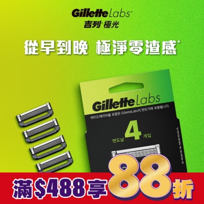 吉列 吉列 Labs 極光系列刮鬍刀頭 4刀入