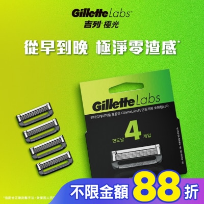 吉列 吉列 Labs 極光系列刮鬍刀頭 4刀入