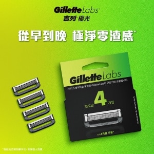吉列 Labs 極光系列刮鬍刀頭 4刀入
