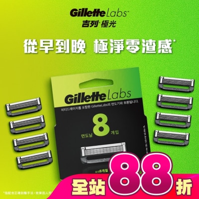 吉列 - 吉列 Labs 極光系列刮鬍刀頭 8刀入