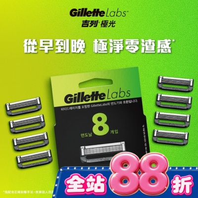 吉列 - 吉列 Labs 極光系列刮鬍刀頭 8刀入 image