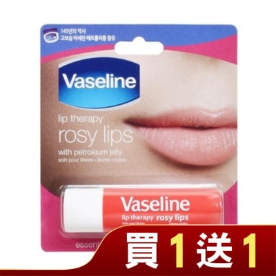 Vaseline 凡士林 凡士林玫瑰潤澤護唇膏 4.8g