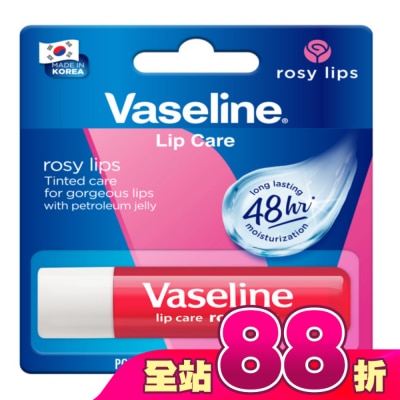 Vaseline 凡士林 - 凡士林玫瑰潤澤護唇膏 4.8g