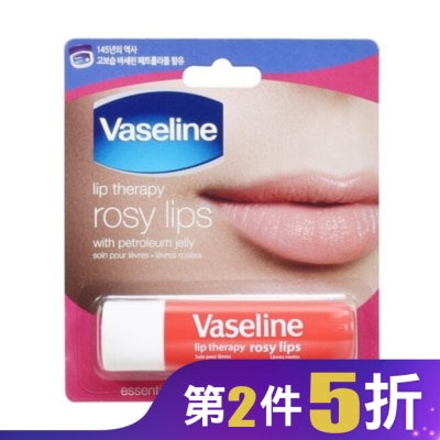 Vaseline 凡士林 凡士林玫瑰潤澤護唇膏 4.8g