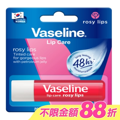 Vaseline 凡士林 - 凡士林玫瑰潤澤護唇膏 4.8g