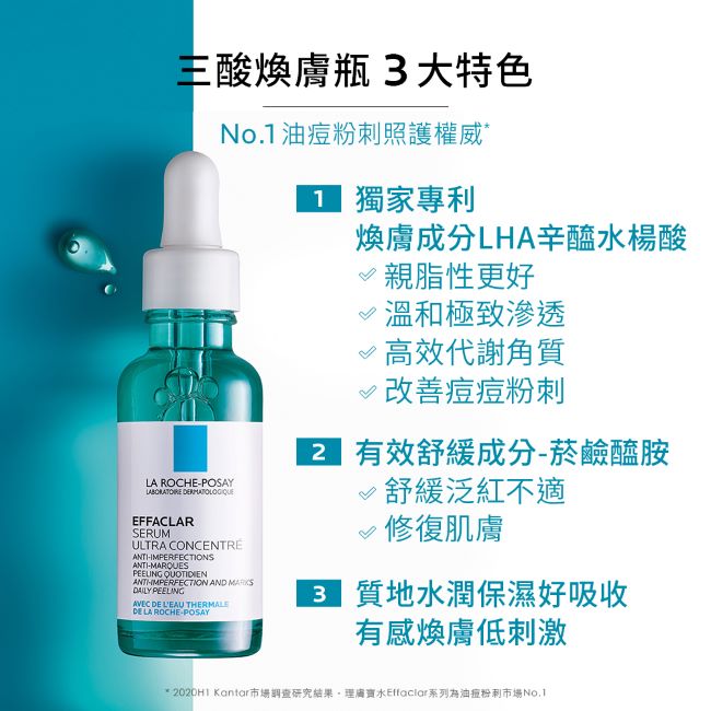 理膚寶水極效三重酸煥膚精華30ml