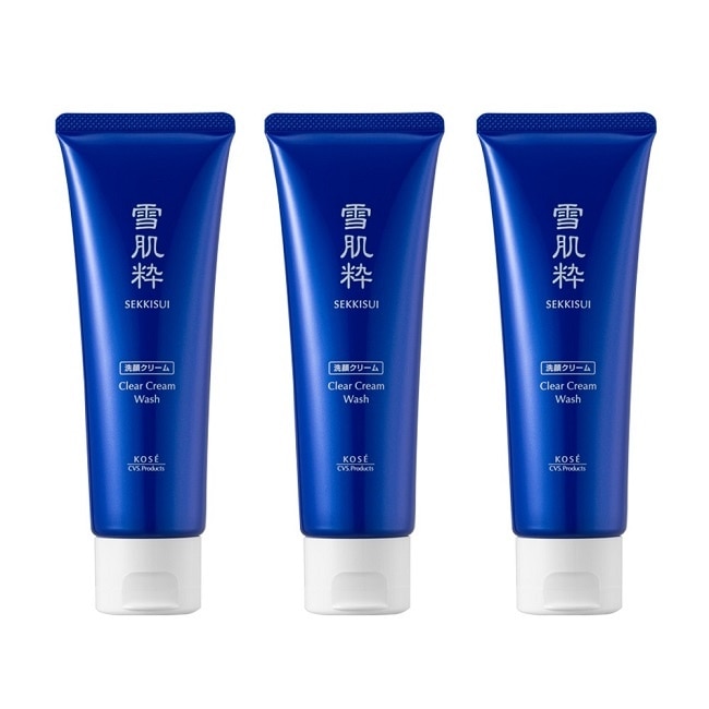 【KOSE 高絲】雪肌粋 雪肌粹 潔淨洗面乳120g 3入組 公司貨