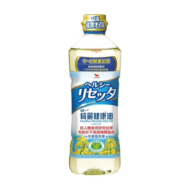 Unipresident 【統一】綺麗健康油x3瓶(652ml/瓶) 買再贈好勁道家常麵條300g/包