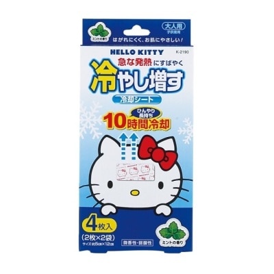 KIYOU 【日本KIYOU】Hello Kitty退熱貼4入X5盒(薄荷香)