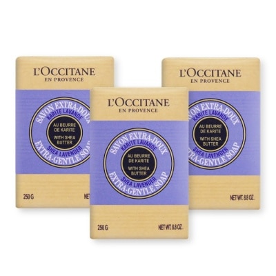 L’OCCITANE 歐舒丹 L’OCCITANE 歐舒丹 乳油木薰衣草皂(250g)X3-專櫃公司貨