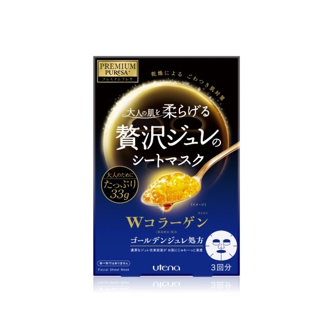 【UTENA佑天蘭】黃金果涷面膜(膠原蛋白)3入/盒