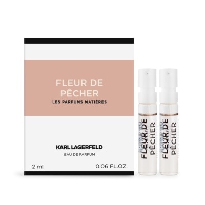 KARL KARL LAGERFELD 桃色時尚淡香精(2ml)X2 EDP-隨身針管試香