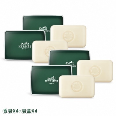 HERMES HERMES 愛馬仕 D’Orange Verte 橘綠之泉香皂(50g)X4-國際航空版