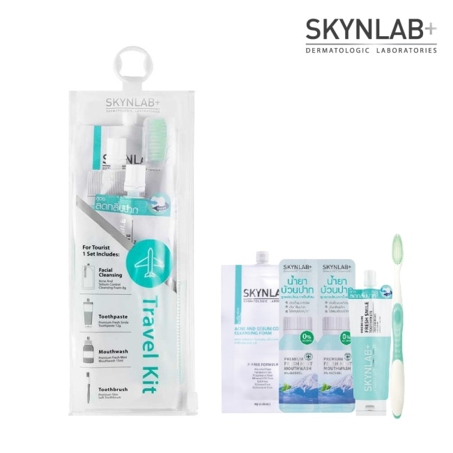 SKYNLAB+太潔旅行組(牙刷、牙膏、漱口水、洗面乳)
