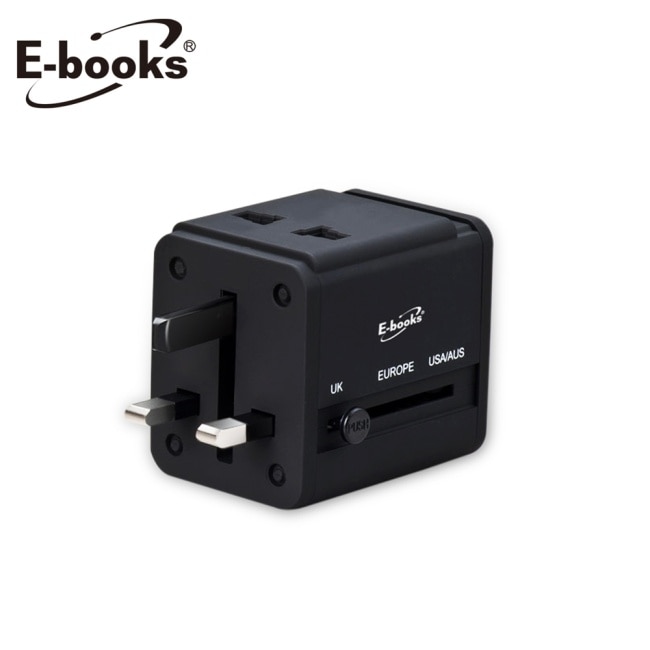 E-books B70 雙孔USB萬國旅行轉接頭充電器 image