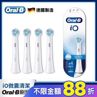 歐樂B Oral-B Oral-B 歐樂B iO微震清潔刷頭4入