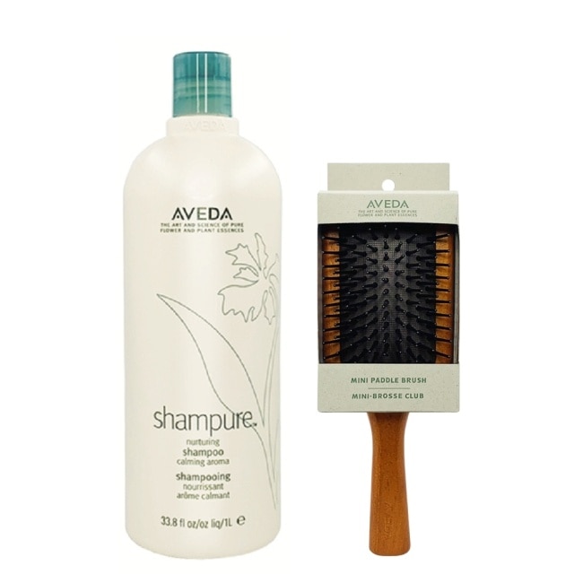 AVEDA 純香洗髮菁 1000ml+氣囊按摩梳
