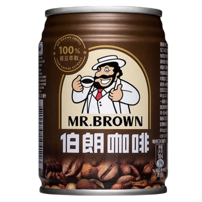 MR.BROWN 伯朗 金車伯朗伯朗咖啡240ml x 24入/箱-箱購