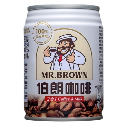 MR.BROWN 伯朗 伯朗咖啡二合一-無糖240ml-箱購