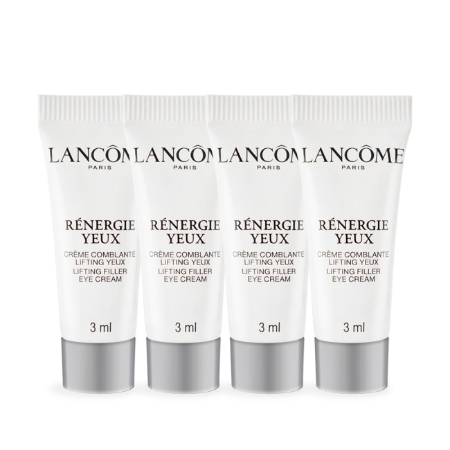 LANCOME 蘭蔻 超緊顏白金緊緻抗痕眼霜(3ml)X4 新款-專櫃公司貨
