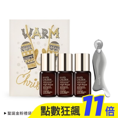 ESTEE LAUDER 雅詩蘭黛 雅詩蘭黛 特潤超導全方位修護露限定禮-修護露7mlX3+紓壓按摩器
