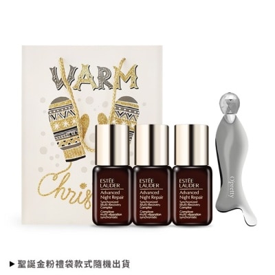 ESTEE LAUDER 雅詩蘭黛 雅詩蘭黛 特潤超導全方位修護露限定禮-修護露7mlX3+紓壓按摩器