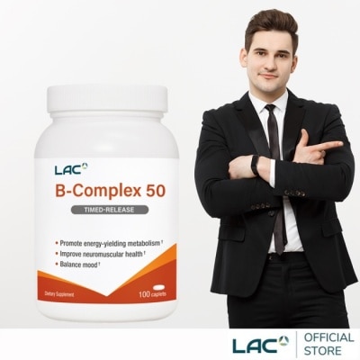 LAC 【LAC利維喜】高單位B群50食品錠100錠(保護力/好活力/必康)