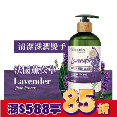 Naturals by Watsons Naturals 薰衣草洗手液400ml