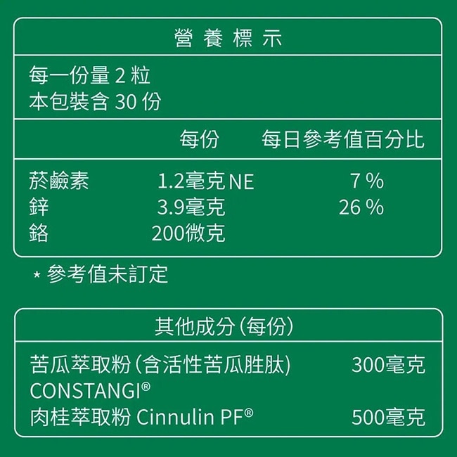 大研德國專利苦瓜胜肽膠囊60粒/盒