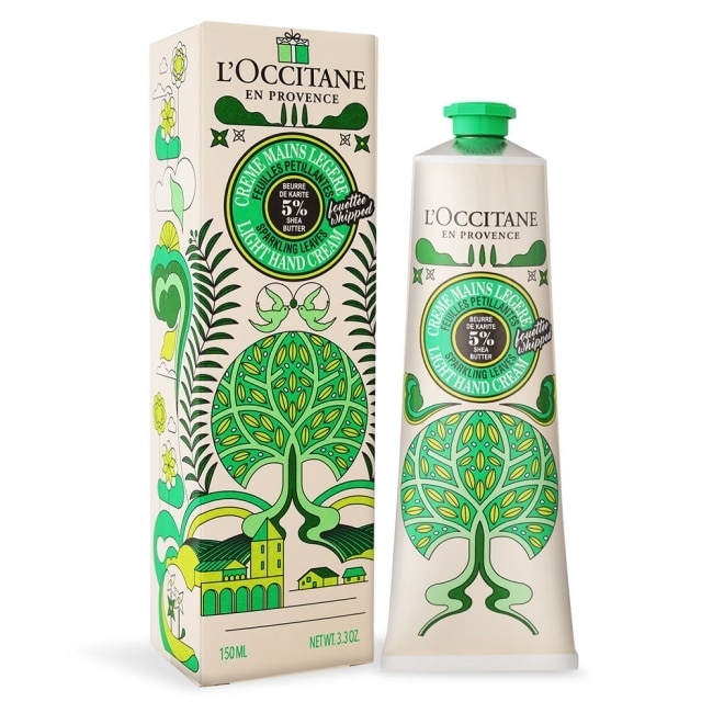 L’OCCITANE 歐舒丹 歡聚乳油木碧綠舒芙護手霜(150ml)-專櫃公司貨