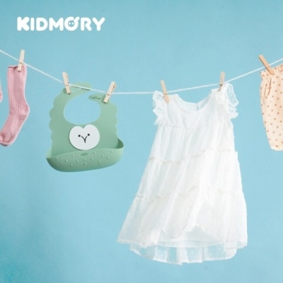 KIDMORY 【KIDMORY】矽膠寬口圍兜 - 草鴞